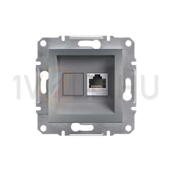 Asfora adatcsatlakozó dugalj STP Cat5e süllyesztett nemesacél Schneider - EPH5000162