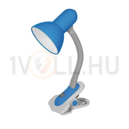 Asztali lámpatest billenőkapcsolós csíptetős 1x 60W 220-240V E27 SUZI HR-60-BL KANLUX - 07152