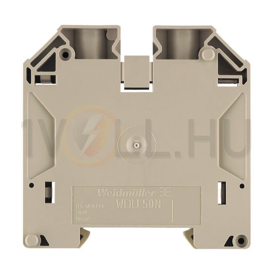 Átmenő sorkapocs TS35 1-szintes 150A 6-50mm2 bézs csavaros WDU 50N Weidmüller - 1820840000
