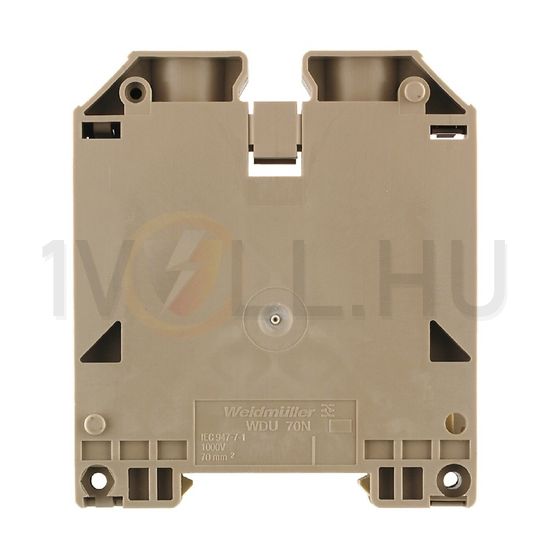 Átmenő sorkapocs TS35 1-szintes 192A 16-70mm2/érvéghüvely bézs csavaros WDU 70N/35 Weidmüller - 9512190000