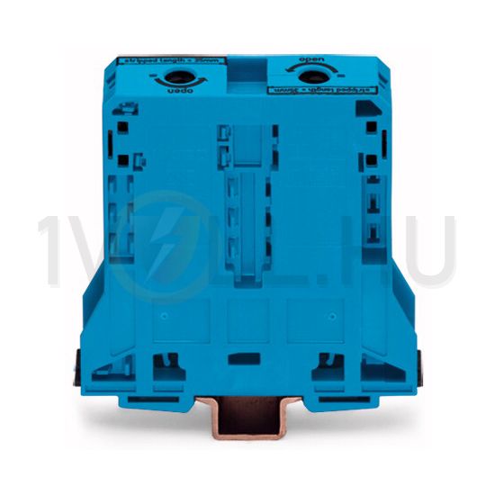 Átmenő sorkapocs TS35 1-szintes 232A 25-95mm2 kék rugószorításos rugószorításos WAGO - 285-194