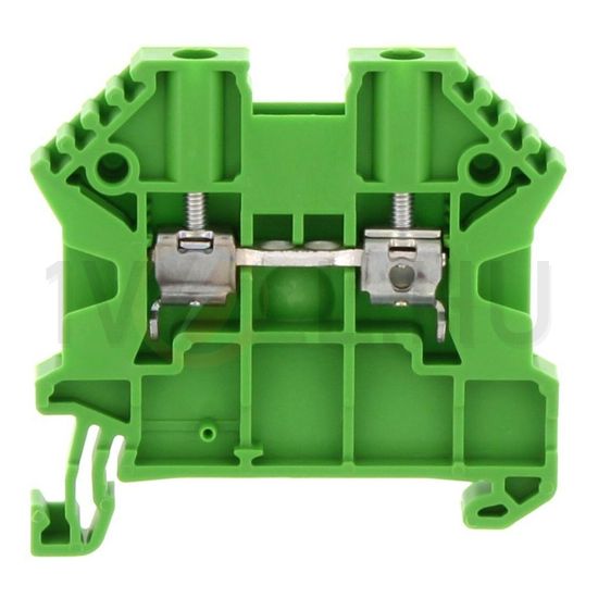 Átmenő sorkapocs TS35 1-szintes 24A 0,2-2,5mm2/érvéghüvely zöld SRK 2,5/2A GN CONTA-CLIP - 17100.1