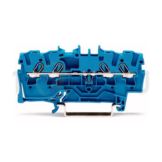 Átmenő sorkapocs TS35 1-szintes 24A 0.75-2.5mm2 kék rugószorításos rugószorításos WAGO - 2002-1404