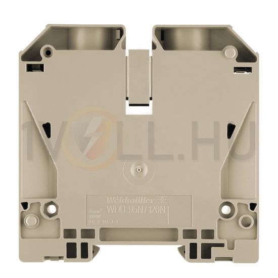 Átmenő sorkapocs TS35 1-szintes 269A 16-95mm2 bézs csavaros WDU 95N/120N Weidmüller - 1820550000