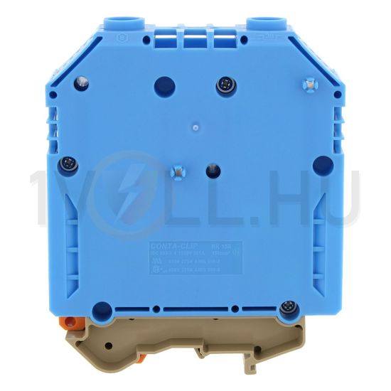 Átmenő sorkapocs TS32/35 imbuszcsavaros 1-szintes 309A 50-150mm2/érvéghüvely RK 150 BU CONTA-CLIP - 1124.5