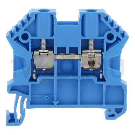 Átmenő sorkapocs TS35 1-szintes 32A 0,2-4mm2/érvéghüvely kék csavaros/ SRK 4/2A BU CONTA-CLIP - 17104.5