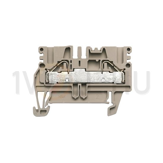 Átmenő sorkapocs TS35 1-szintes 32A 0.5-4mm2 bézs dugaszolós robbanásbiztos PDU 2.5/4 Weidmüller - 1896110000
