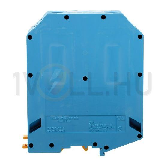 Átmenő sorkapocs TS32 1-szintes 415A 70-185mm2/érvéghüvely kék csavaros WDU 240 BL Weidmüller - 1822210000