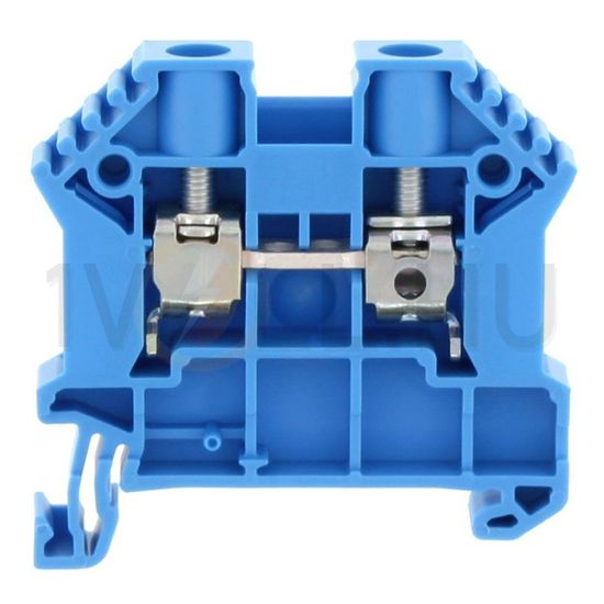 Átmenő sorkapocs TS35 1-szintes 41A 0,2-6mm2/érvéghüvely kék csavaros/ SRK 6/2A BU CONTA-CLIP - 17108.5