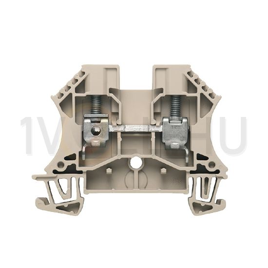 Átmenő sorkapocs TS35 1-szintes 41A 0.5-6mm2 bézs csavaros robbanásbiztos WDU 6 Weidmüller - 1020200000