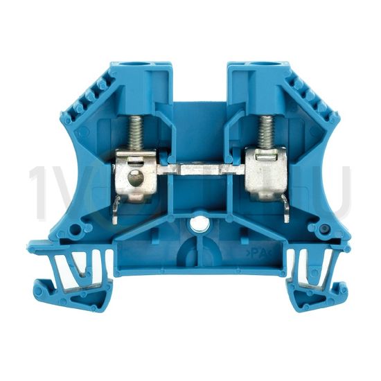 Átmenő sorkapocs TS35 1-szintes 41A 0.5-6mm2 kék csavaros robbanásbiztos WDU 6 BL Weidmüller - 1020280000
