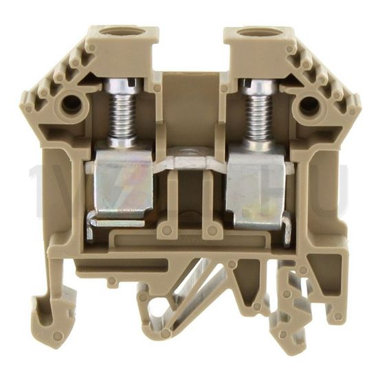 Átmenő sorkapocs TS32/35 1-szintes 57A 0,2-10mm2/érvéghüvely bézs csavaros/ RK 6-10 BG CONTA-CLIP - 1005.2