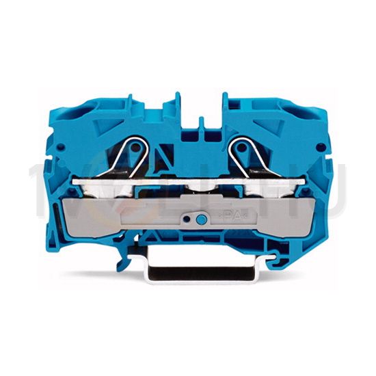 Átmenő sorkapocs TS35 1-szintes 57A 2.5-10mm2 kék rugószorításos rugószorításos WAGO - 2010-1204