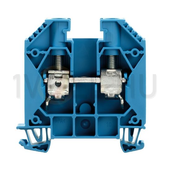 Átmenő sorkapocs TS35 1-szintes 76A 1.5-16mm2 kék csavaros robbanásbiztos WDU 16 BL Weidmüller - 1020480000