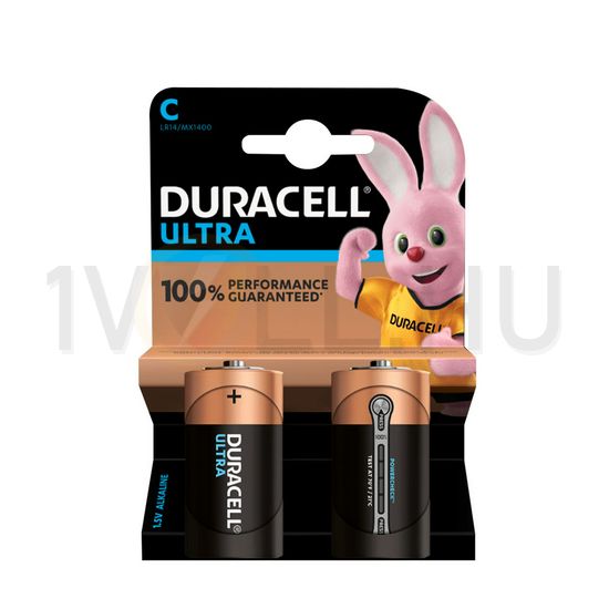 Baby elem 1.5V alkáli-mangán LR14 Baby(C/R14) MN1400 Ultra Power DURACELL - ELEMCULTRAB2