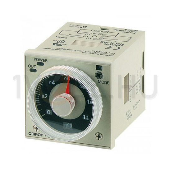Beépíthető időrelé 4-funkciós 0,05s-300h 2-v 100-240V50Hz H3CR-A8 AC100-240/DC100-125 OMI OMRON - 667944
