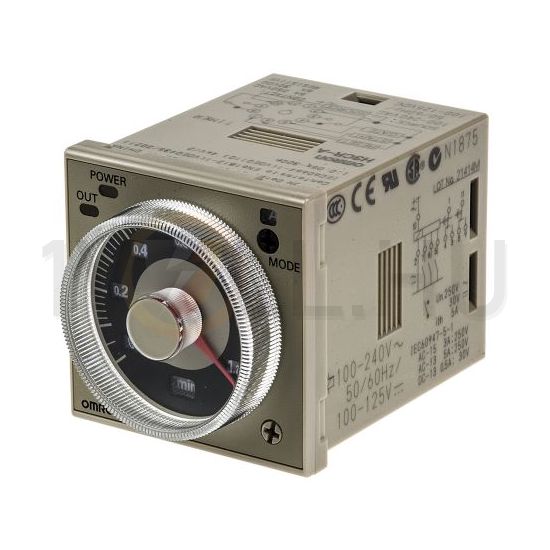 Beépíthető időrelé 6-funkciós 0,05s-300h 2-v 100-240V50Hz H3CR-A AC100-240/DC100-125 OMI OMRON - 667919