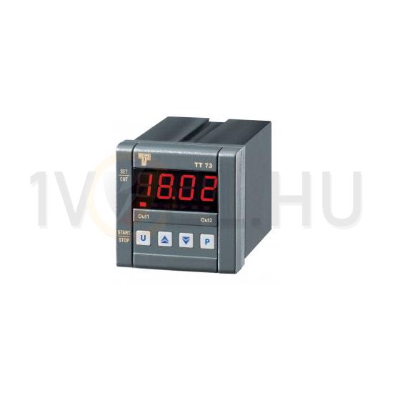 Beépíthető időrelé multifunkciós 0,2s-9999h 2-v 90-240V50Hz 12-24VDC TT73 ASCON - TT73HCRB