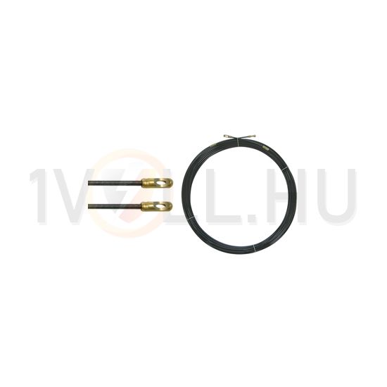 Behúzószál perlon szalagból, 2 keresőrugóval és 2 szemmel 4mm/ 15m védőcső-hoz Haupa - 150478