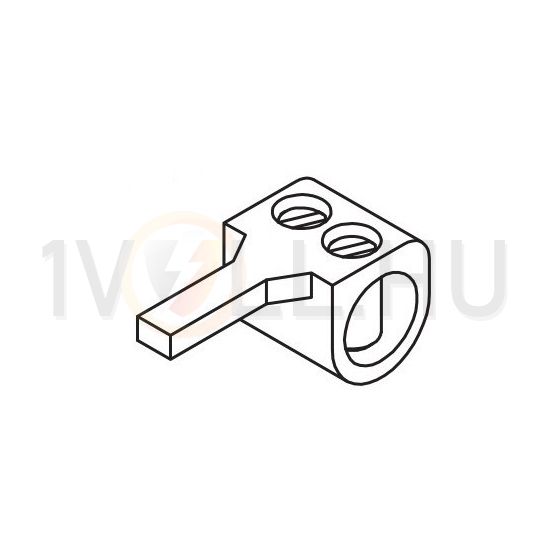 Betápkapocs villás sorolósínhez 35mm2-vezetőhöz(max.) AS/35-K Pollmann - 2010302