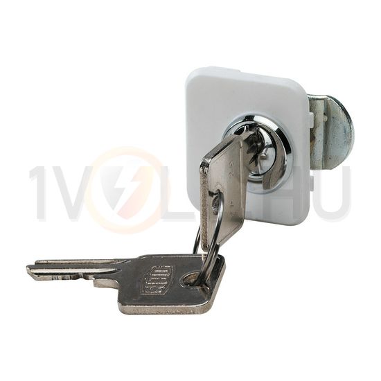 Biztonsági fém zár 2kulccsal 40CDi süllyesztett kiselosztóhoz hengeres-zárás kulcs 40CD GEWISS - GW40463