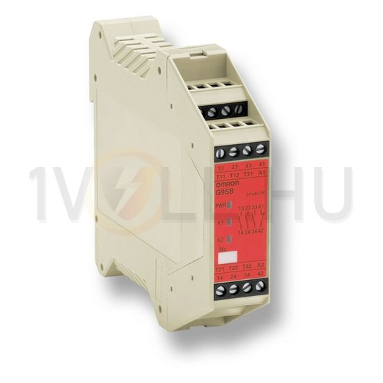 Biztonsági relé vészleállító alap 20,4-26,4VAC 20,4-26,4VDC csavaros 4/EN954-1 G9SB-3012-C OMRON - 346852