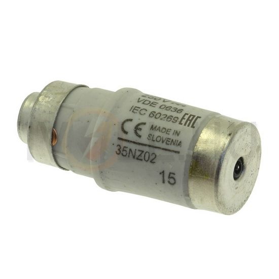 Biztosítóbetét Bussmann D02 35A gL/gG 400V fekete-színkód EATON - 35NZ02