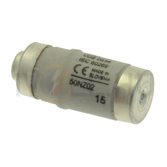 Biztosítóbetét Bussmann D02 50A gL/gG 400V fehér-színkód EATON - 50NZ02