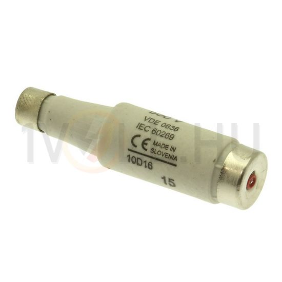 VDOL biztosítóbetét Bussmann DV 10A lomha (T)-jelleggörbe 500V piros-színkód EATON - 10D16