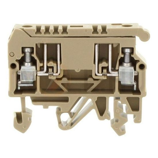 Biztosítós sorkapocs TS35/32 5x20, 5x25 mm bézs G-biztosítóbetét 5x20mm 6.3A STK 2 BG CONTA-CLIP - 1078.2