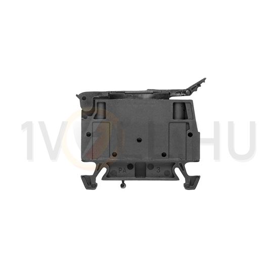 Biztosítós sorkapocs TS35 fekete G-biztosítóbetét 5x20mm kihajtható-aljzat 6.3A WSI 4 Weidmüller - 1886580000