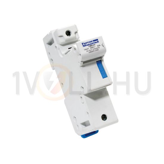 Biztosítós szakaszoló sorolható 14x51 1-pólus 50A 690V kalapsínre IP20 CMS141 MERSEN - A331016F (56025001)