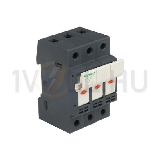 Biztosítós szakaszoló sorolható 32A 3P 10x38mm-betét 690V 3M kalapsínre TeSys DF10 Schneider - DF103