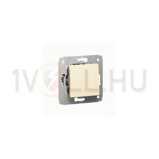 Cariva 101 1P kapcsoló betét közp. fedéllel fehér süllyesztett IP20 1- billentyű/gomb LEGRAND - 773701