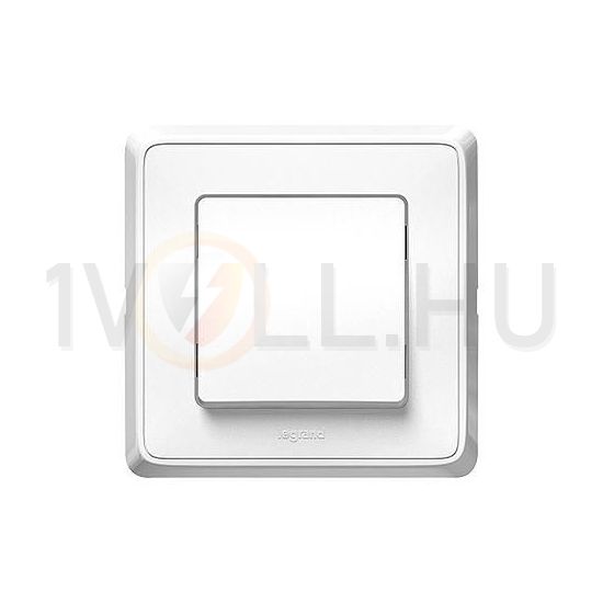 Cariva 106 váltókapcsoló betét közp. fedéllel fehér süllyesztett IP20 1- billentyű/gomb LEGRAND - 773806