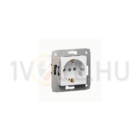 Cariva 162 dugalj földelt központi fedlap fehér IP20 süllyesztett csavaros LEGRAND - 773620