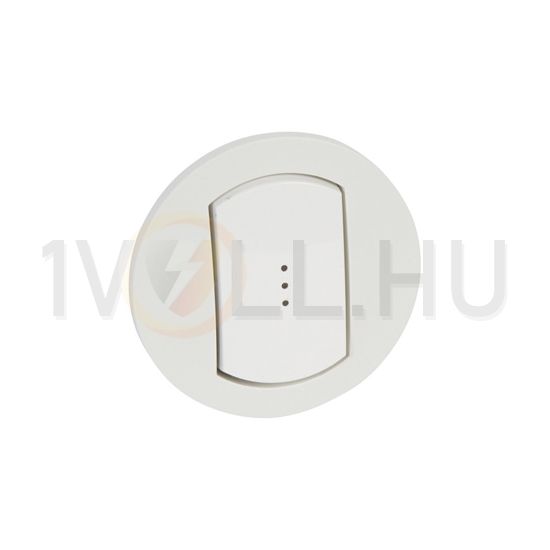 Céliane billentyű egyes kapcs/nyg.-hoz fehér üres-jel jelzőfényes IP44 műanyag fényes LEGRAND - 067803