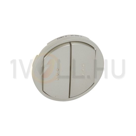 Céliane billentyű kettős kapcs/nyg.-hoz titán üres-jel jelzőfényes műanyag fényes LEGRAND - 068304