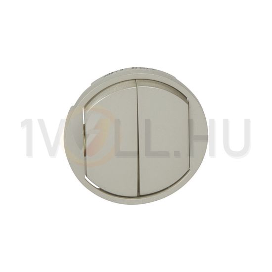 Céliane billentyű kettős kapcs/nyg.-hoz titán üres-jel műanyag fényes LEGRAND - 068302