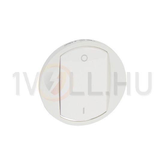 Céliane billentyű széles egyes kapcs/nyg.-hoz fehér üres-jel műanyag fényes LEGRAND - 068001