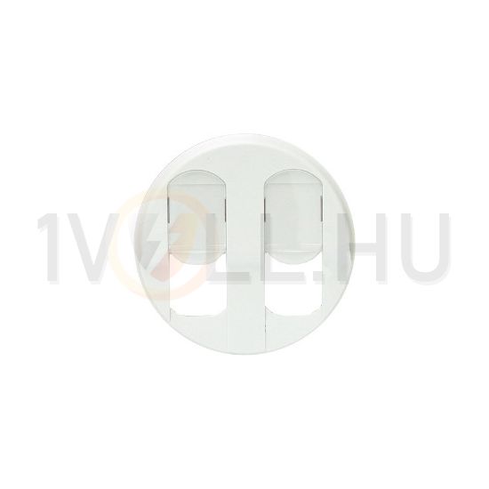 Céliane fedlap 2xRJ45 adatcsatlakozóhoz műanyag fehér címketartó nélkül LEGRAND - 068252