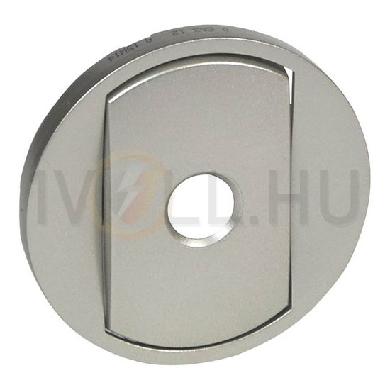 Céliane fedlap energiatakarékos kapcsolóhoz működtetőkaros műanyag titán fényes üres-jel LEGRAND - 068312