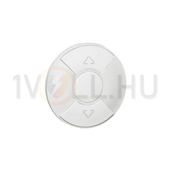 Céliane fedlap redőnykapcsolóhoz kettős nyomógomb redőnyhöz fehér nyíl-jel műanyag fényes LEGRAND - 068151
