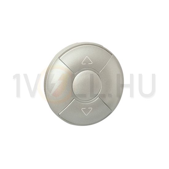 Céliane fedlap redőnykapcsolóhoz kettős nyomógomb redőnyhöz titán nyíl-jel műanyag fényes LEGRAND - 068451