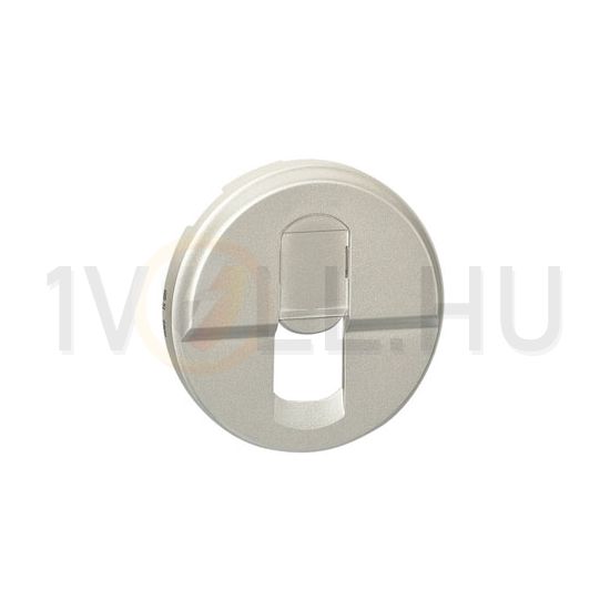 Céliane fedlap RJ45 adatcsatlakozóhoz műanyag titán címketartó nélkül LEGRAND - 068551