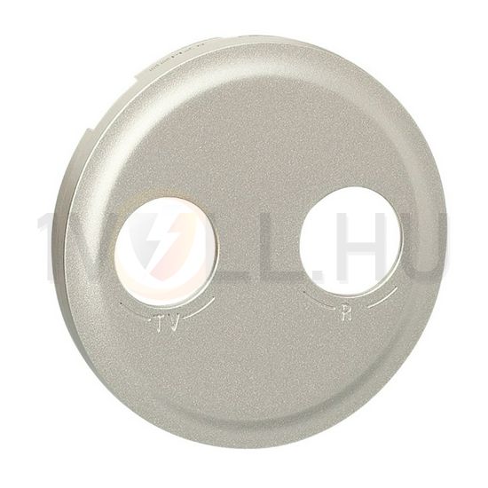 Céliane fedlap TV-RD koax-antennadugaljhoz műanyag titán címketartó nélkül LEGRAND - 068584