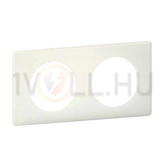 Céliane keret 2-es krétafehér vízszintes és függőleges műanyag LEGRAND - 066702