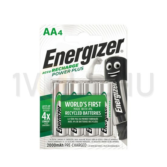 Ceruza akkumulátor 4db 1.2V 2000mAh nikkel-fém-hidrid R 6 Mignon(AA/R6) R2U Power Plus Energizer - AKKUAAPOWP2000B4