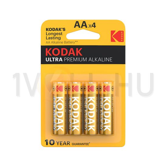 Ceruza elem 1.5V alkáli-mangán LR6 MN1500 Ultra Premium KODAK - AAULTRAB4