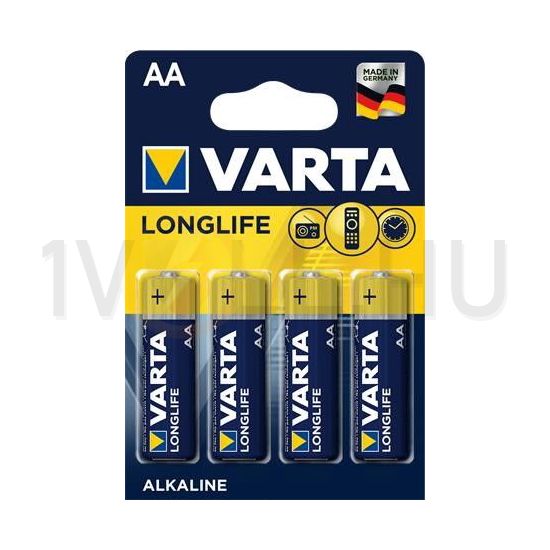 Ceruza elem 1.5V alkáli-mangán LR6 MN1500 Longlife VARTA - 4 106 101 414
